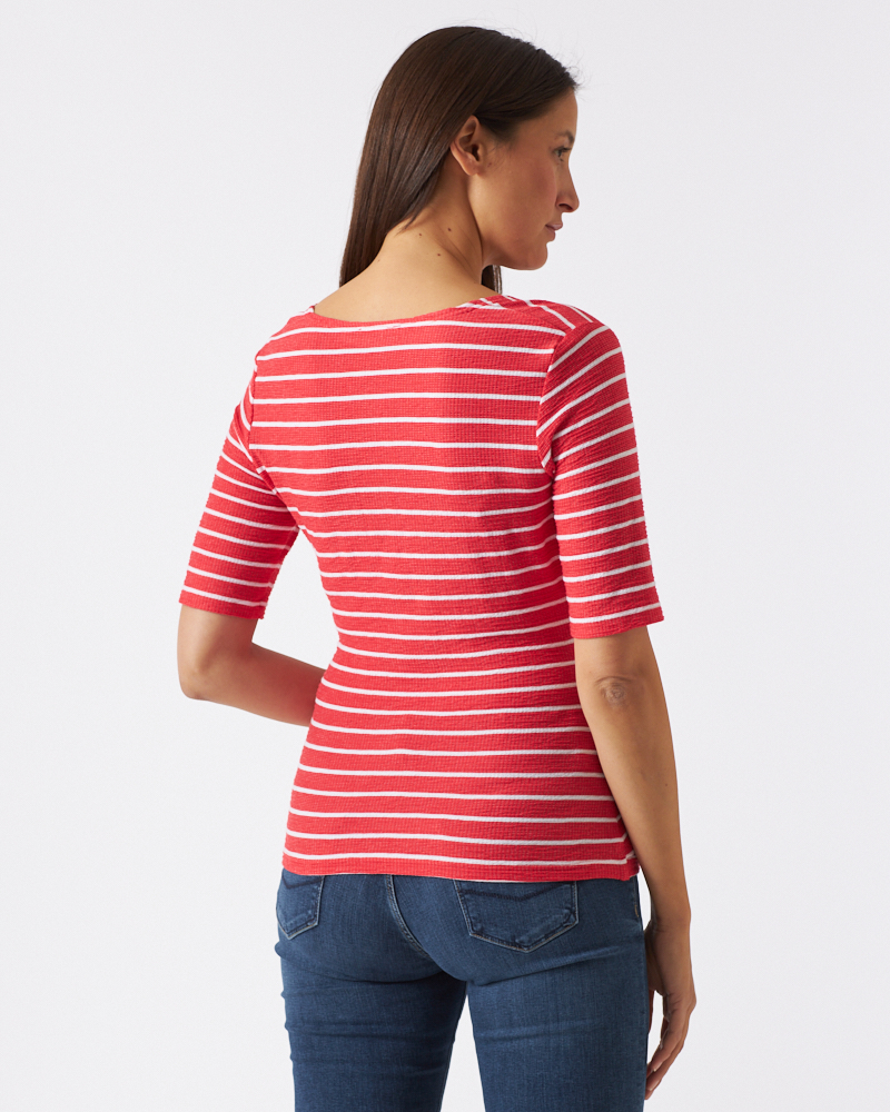 WICKELSHIRT MIT STREIFEN WICKELSHIRT MIT STREIFEN