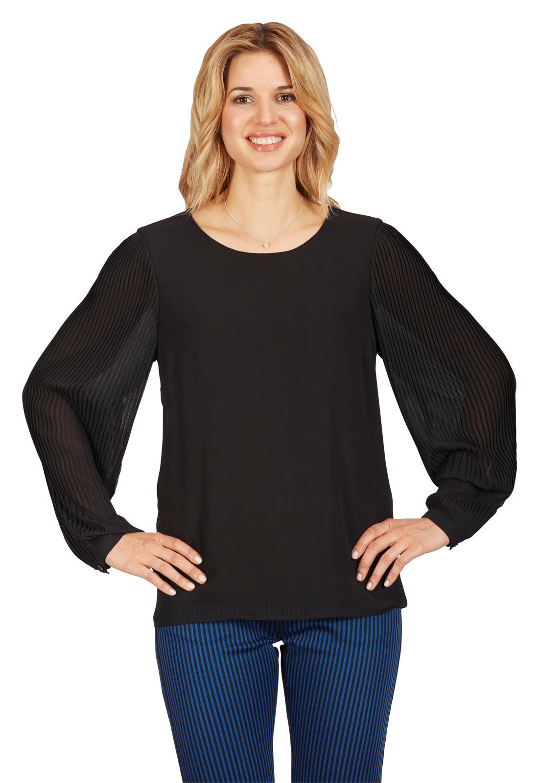 s6-391129_1991 BLUSE IM MATERIALMIX
