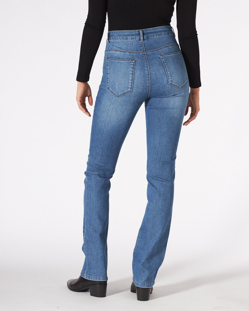 HIGH WAIST BOOTCUT-JEANS N