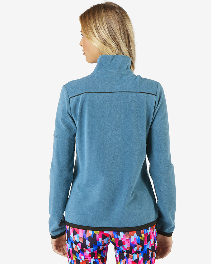 Fleecejacke_petrol_hinten_411017_Judith KUSCHELIGE FLEECEJACKE