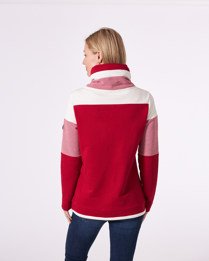 SWEATSHIRT IM MUSTERMIX