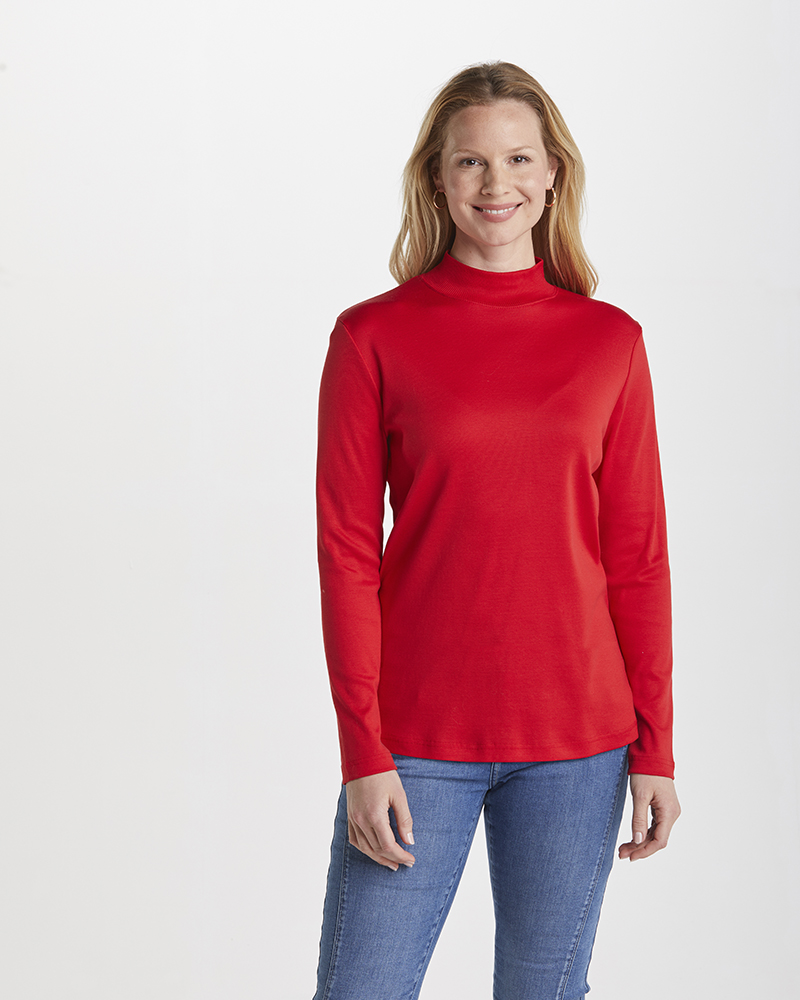 Rollkragenshirt_rot_421097_Avila_vorn EXKLUSIVES SHIRT AUS BAUMWOLLE