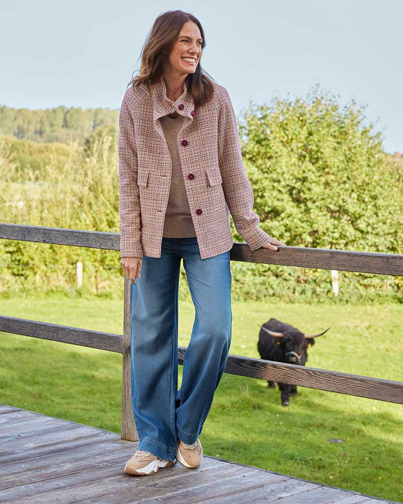 BAUMWOLL-JACKE VON FUCHS SCHMITT