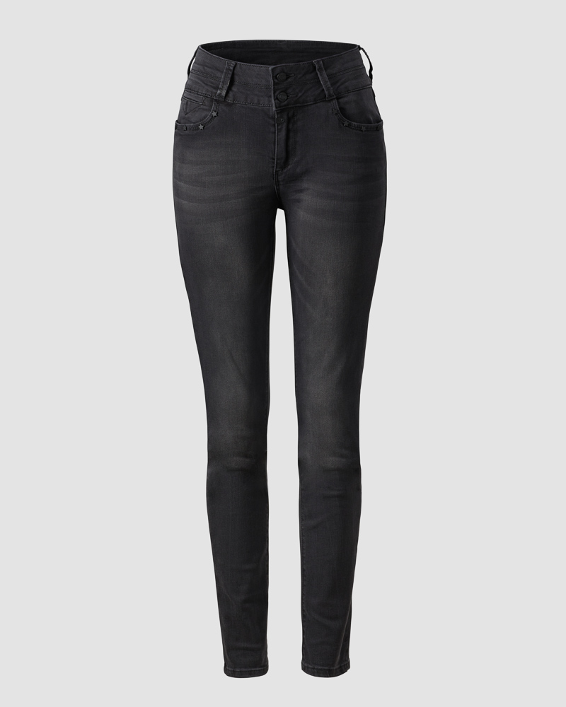 Jeans_dark-grey_421173_Dorita_406008_hinten SCHMALE JEANS L