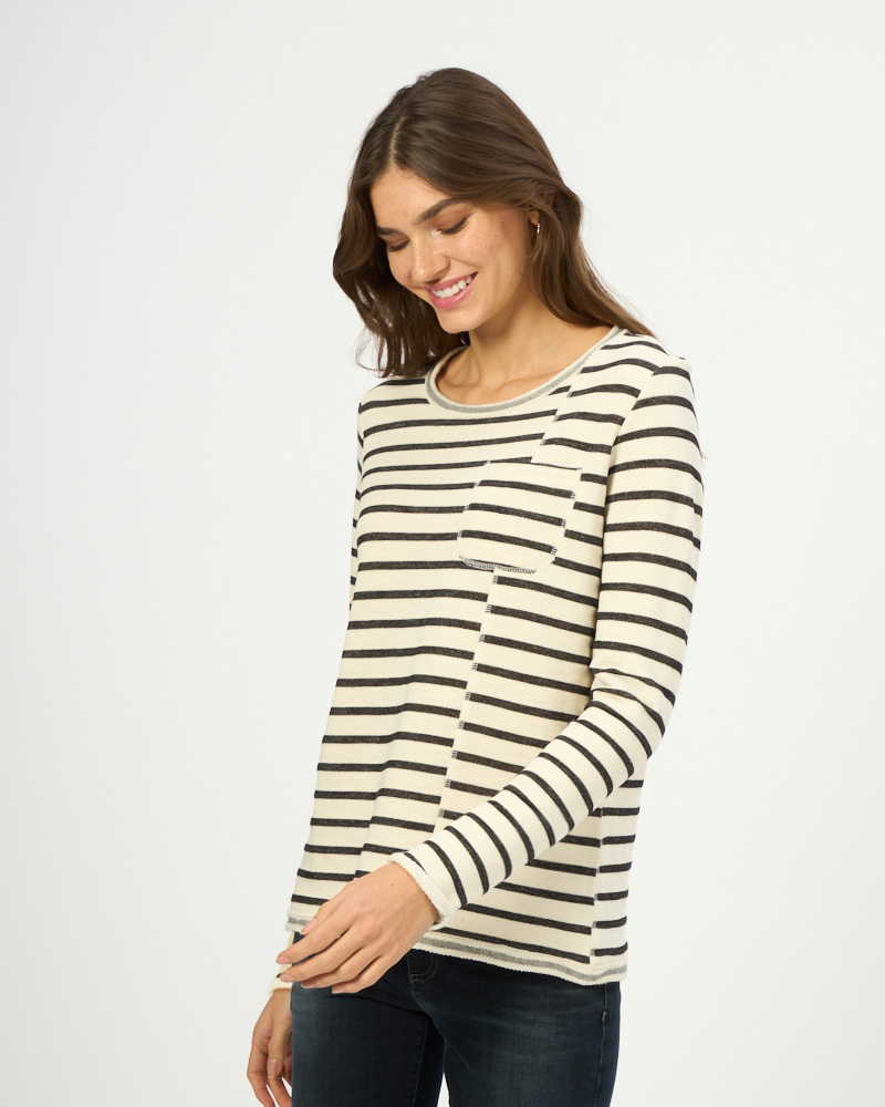 SHIRT MIT RUNDHALS-AUSSCHNITT