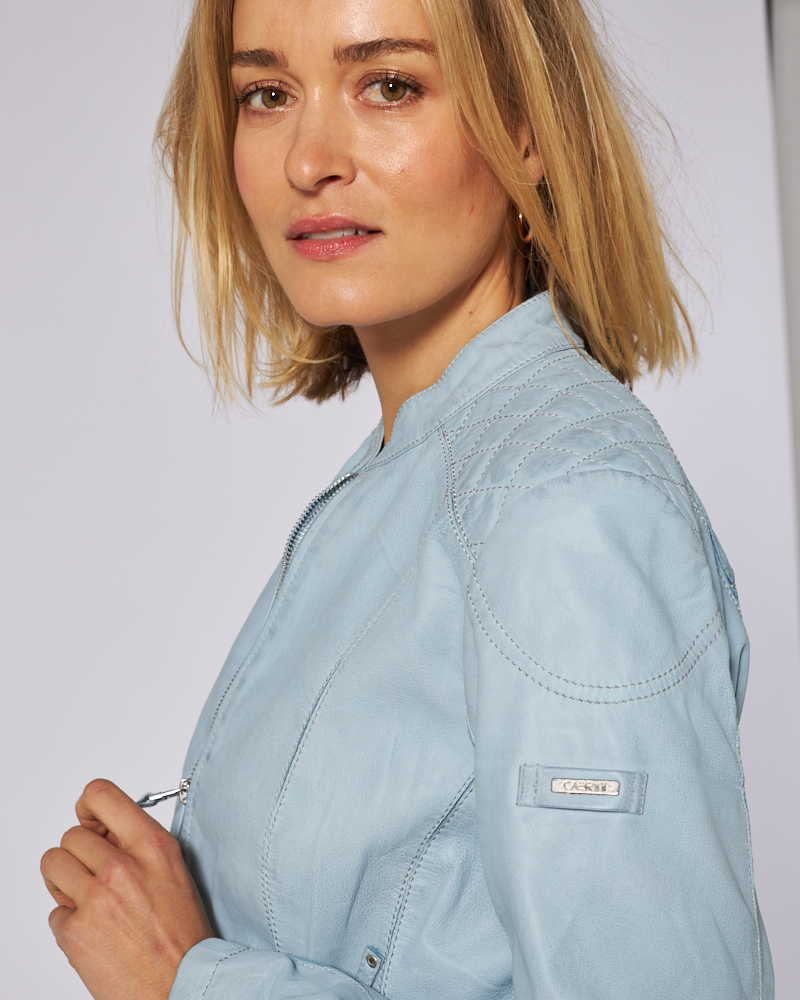 LEDERJACKE AUS LAMMNAPPA LEDERJACKE AUS LAMMNAPPA