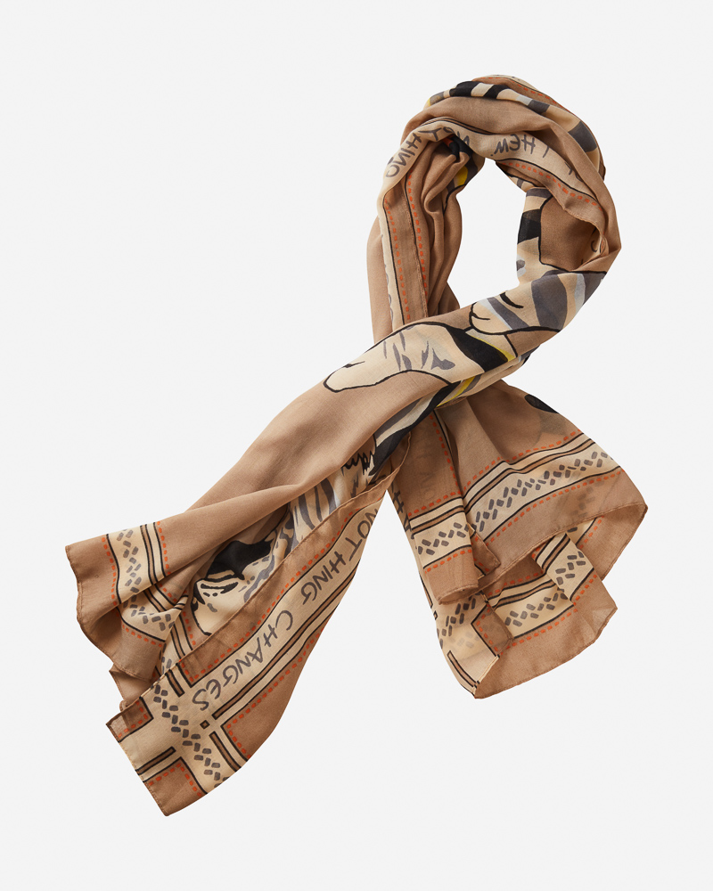 Tuch_Tigermotiv_zimt_ecru_Variante_412021 TUCH MIT TIGERMOTIV