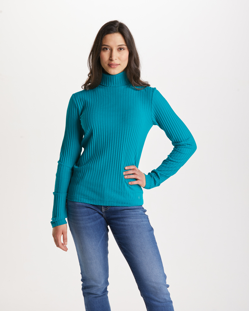 Shirt_smaragd_421098_Ava_vorn FIVE-POCKET-JEANS L