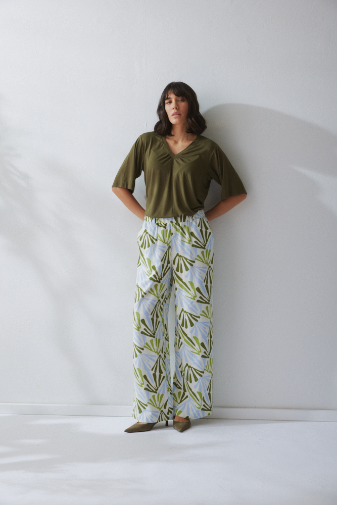 SOMMERHOSE N AUS LEINEN-MIX
