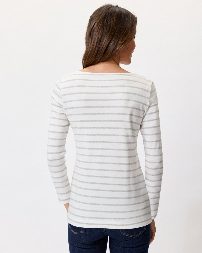 TAILLIERTES RINGELSHIRT 