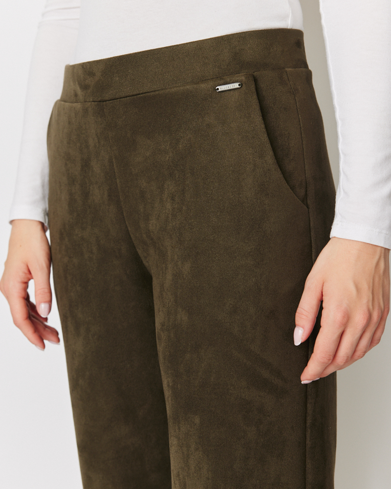 Veloursleder-Imitat-Hose N von BLUEBEERY