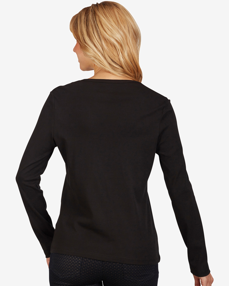 Langarmshirt_schwarz_421034_Billie_411149_hinten BASIC-LANGARMSHIRT VON SUNA