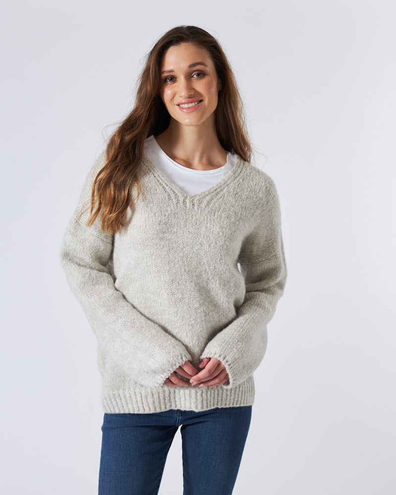 GROBSTRICKPULLOVER