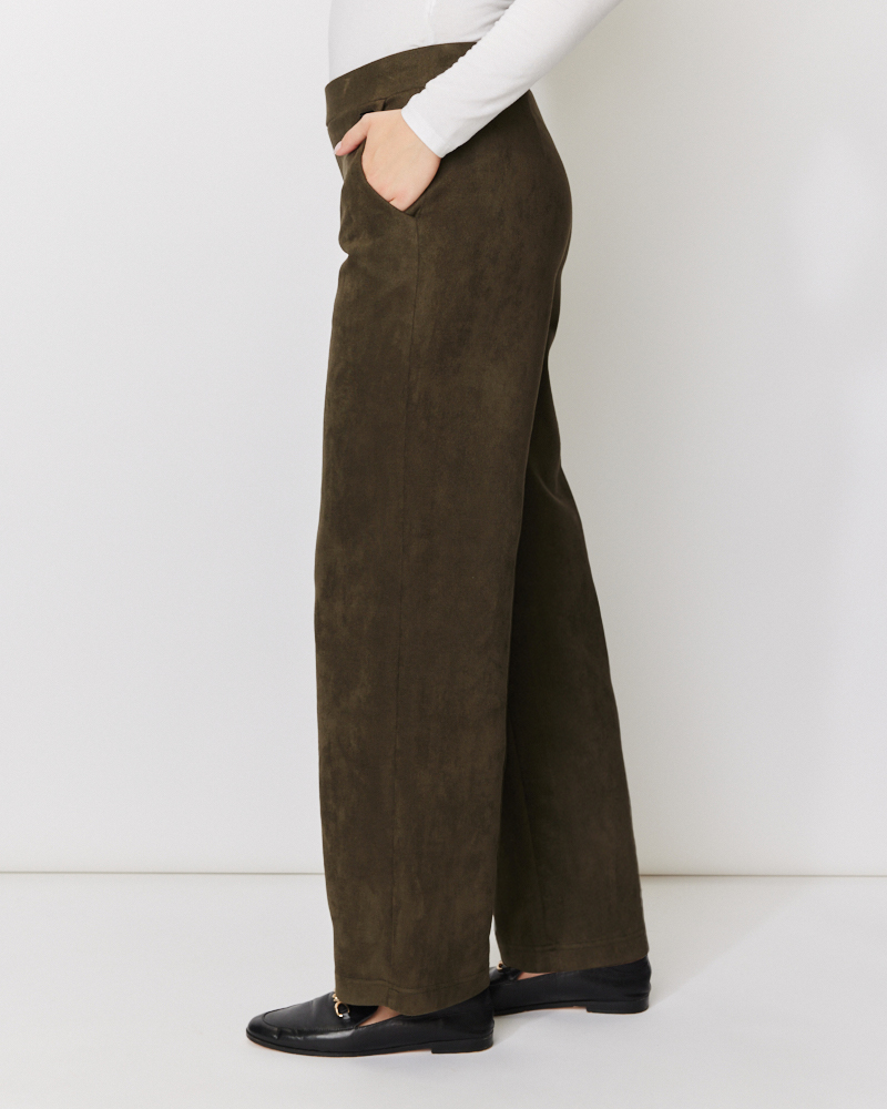 Veloursleder-Imitat-Hose N von BLUEBEERY