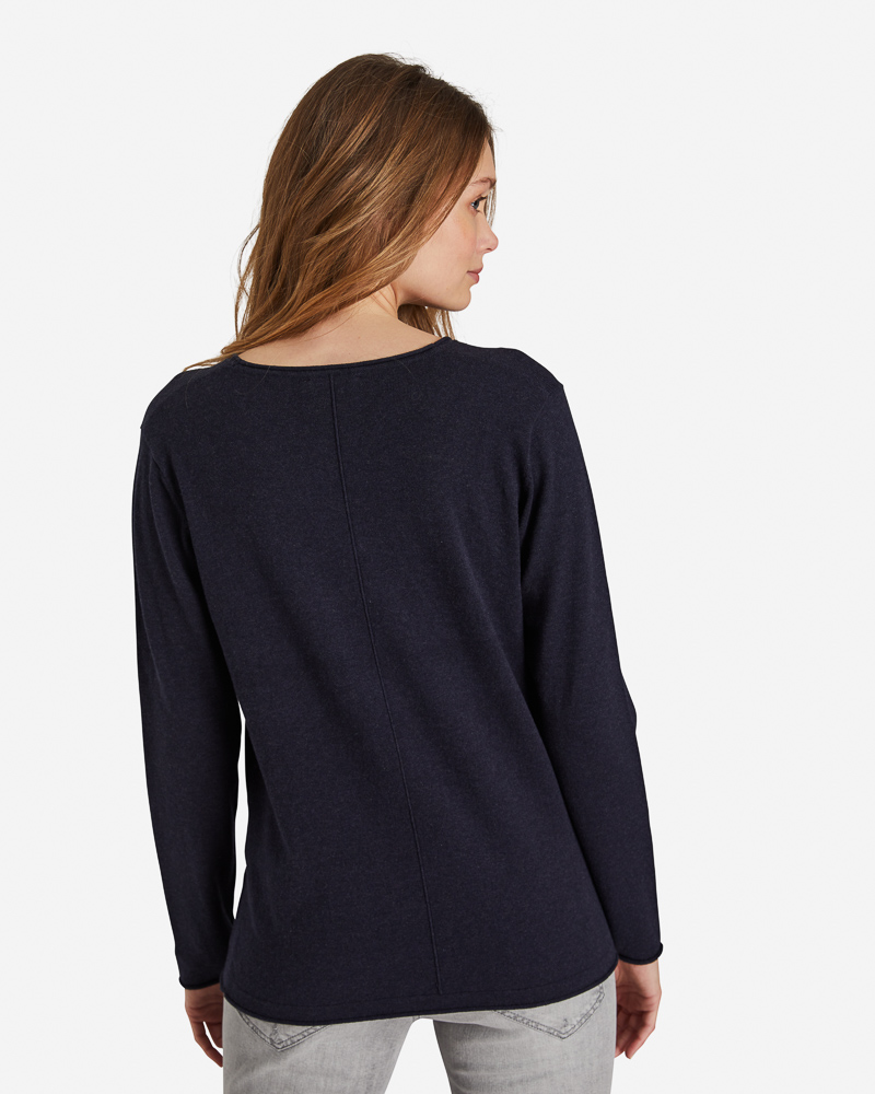 V-Pulli_marine_hinten_412006_Isgard BASIC-PULLI IN 2 FARBEN