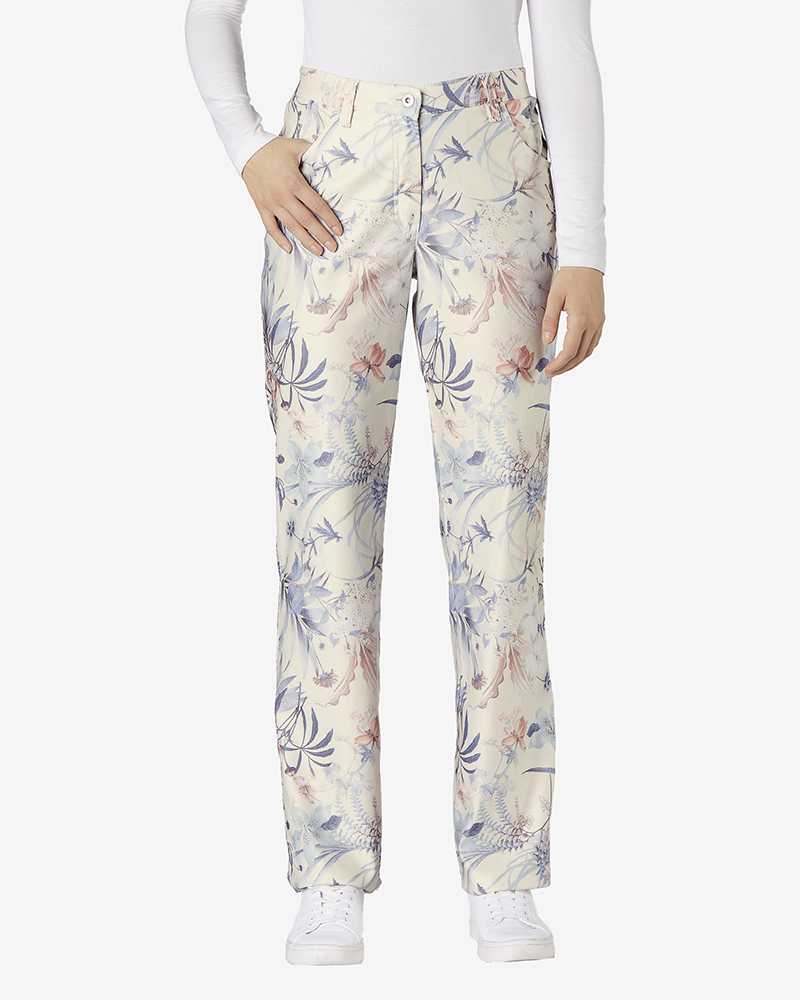 Hose-gebluemt_411132_Mae_N_37976 STRETCHHOSE N MIT FLORALEM DRUCK
