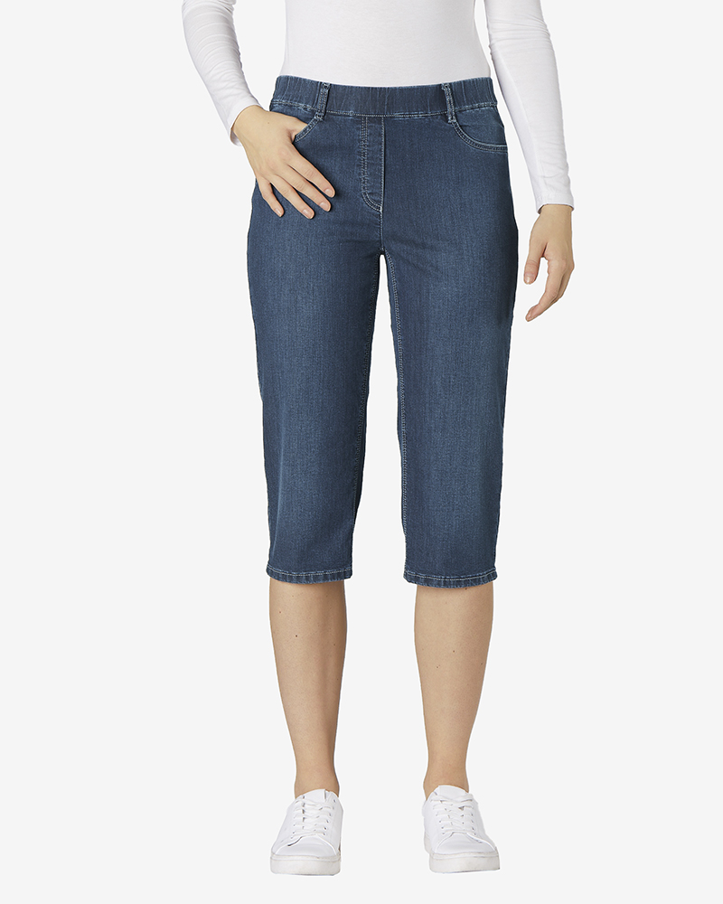 CAPRI-JEANS AUS STRETCH CAPRI-JEANS AUS STRETCH