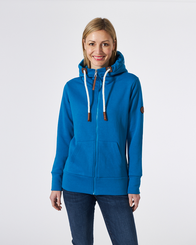 WEICHE SWEATJACKE MIT KAPUZE