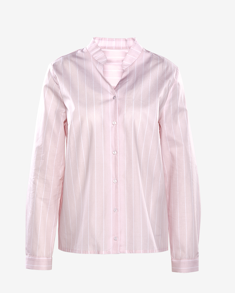 411031_Paola_Streifen_Bluse-rot_weiss GERADE STREIFENBLUSE