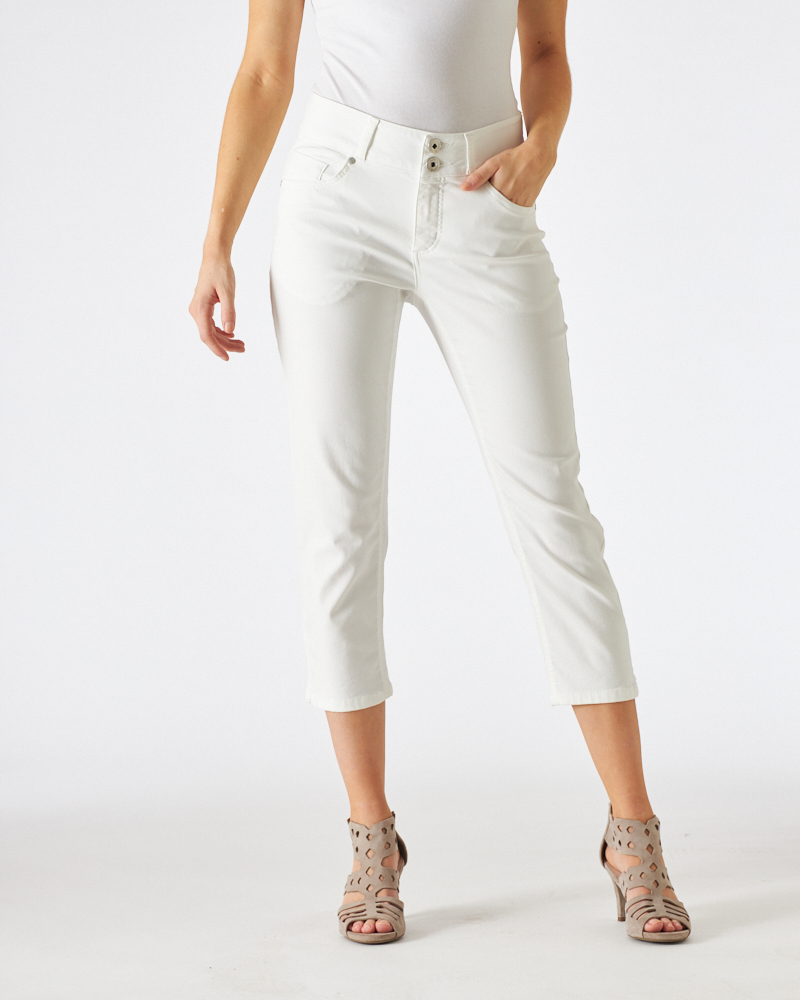 SCHLANKMACHENDE CAPRI-JEANS SCHLANKMACHENDE CAPRI-JEANS