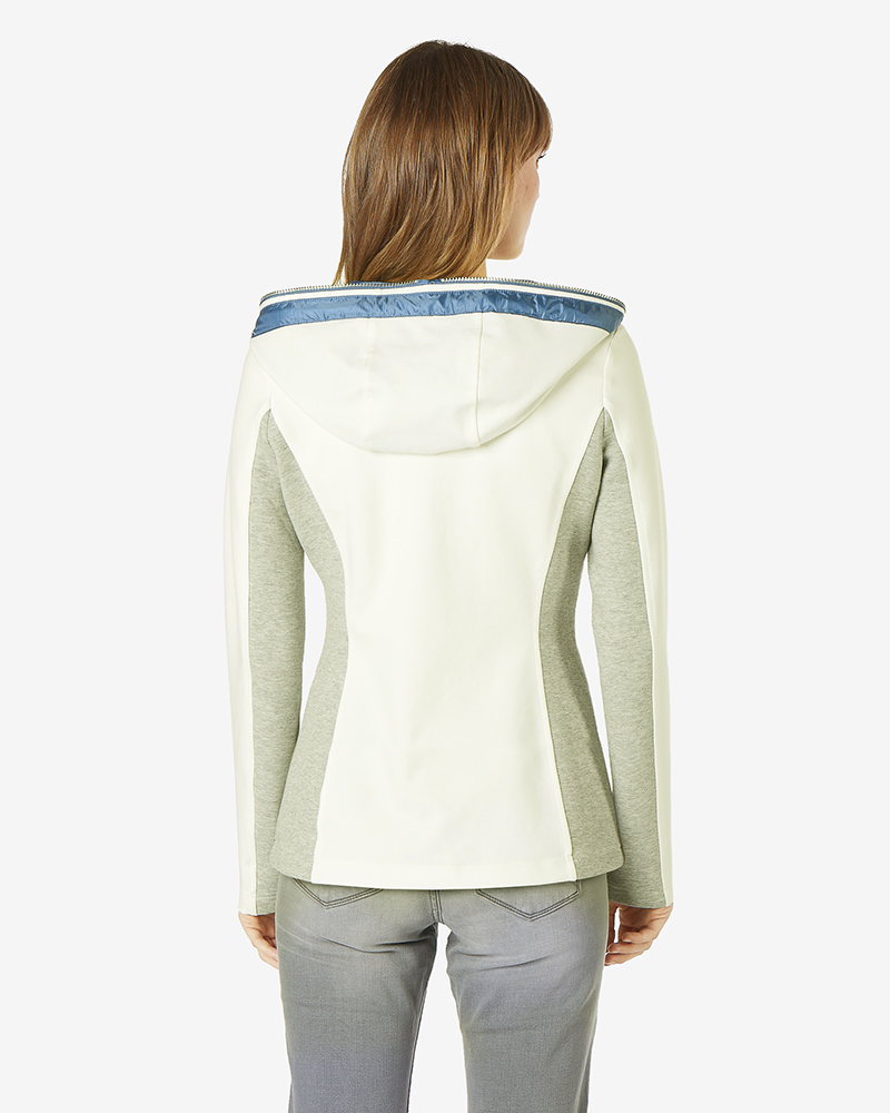 Sweatjacke_blau_natur_hinten_411005_Shiva HOCHWERTIGE SWEATJACKE
