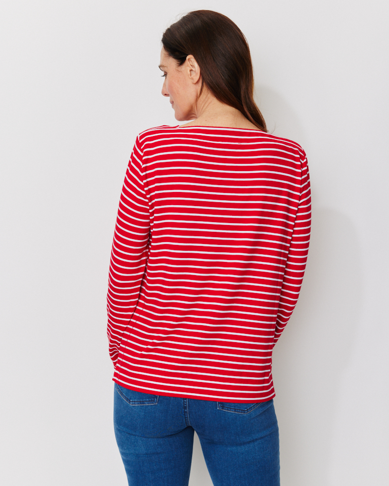 Streifen-Longshirt