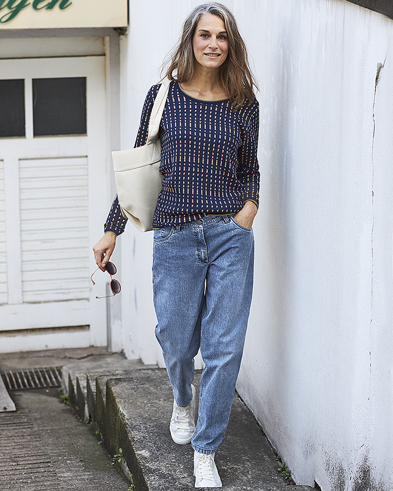 PULLI MIT JACQUARDMUSTER PULLI MIT JACQUARDMUSTER