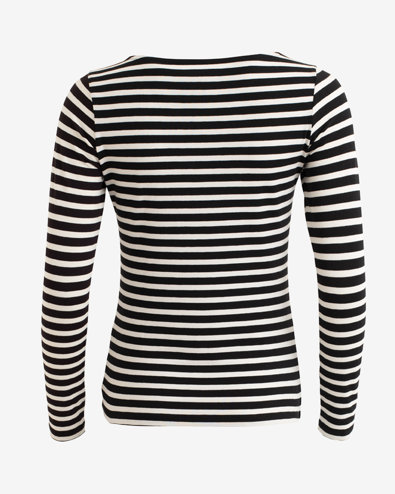 Shirt_schwarz_weiss_gestreift_422014_Melba_hinten RINGELSHIRT