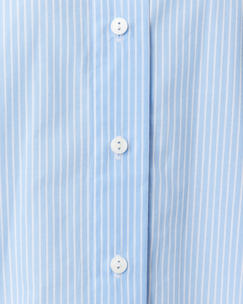 LOCKERE STREIFEN-BLUSE AUS BAUMWOLLE