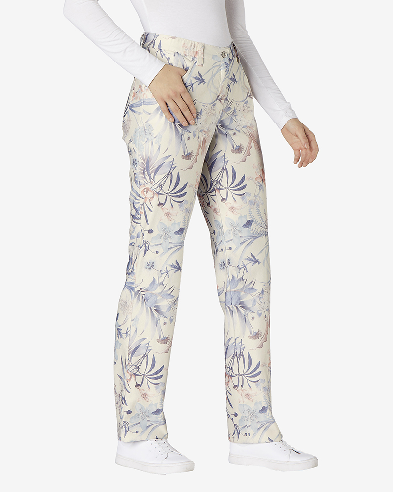 Hose-gebluemt_411132_Mae_N_37978 STRETCHHOSE N MIT FLORALEM DRUCK