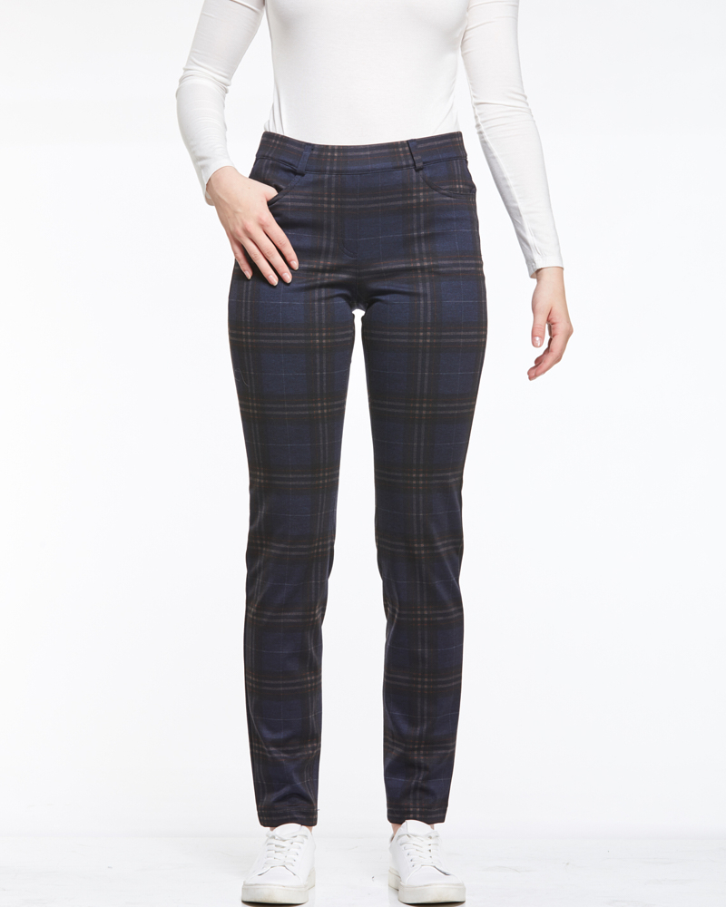 405126_36035 SCHMALE KARO-SCHLUPFHOSE L