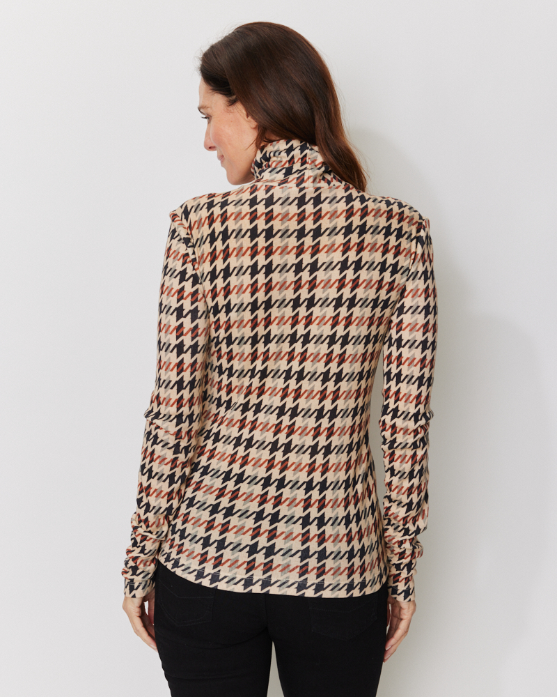 Langarm-Rollkragenshirt
