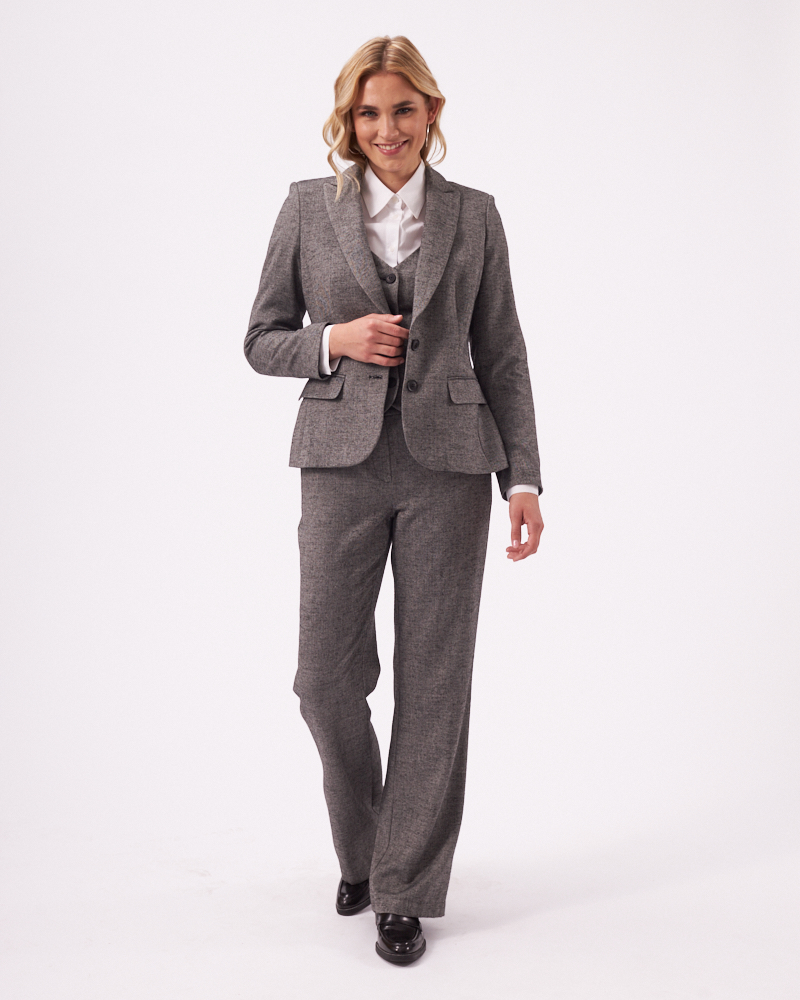 BLAZER IN FLANELL-OPTIK