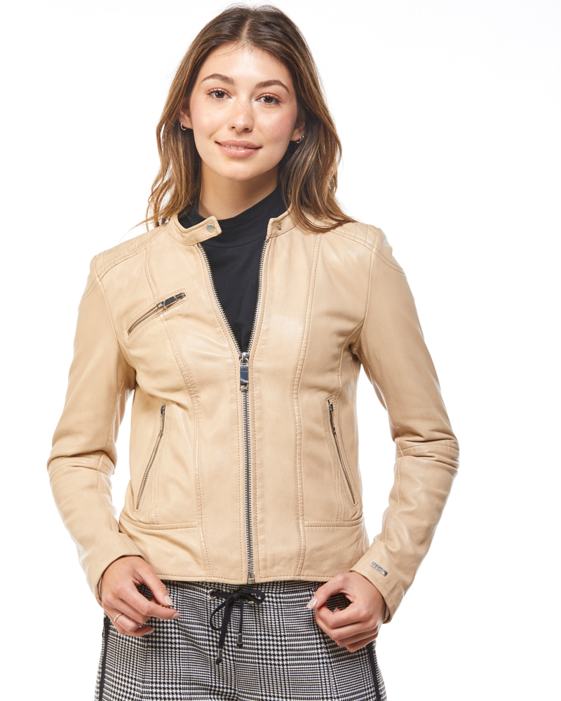 Lederjacke_creme_412050 LEDERJACKE AUS LAMMNAPPA