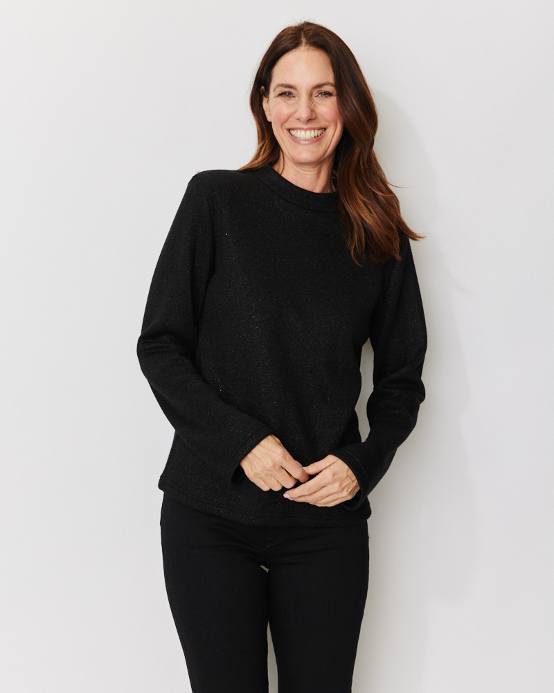 Festlicher Glitzer-Pulli
