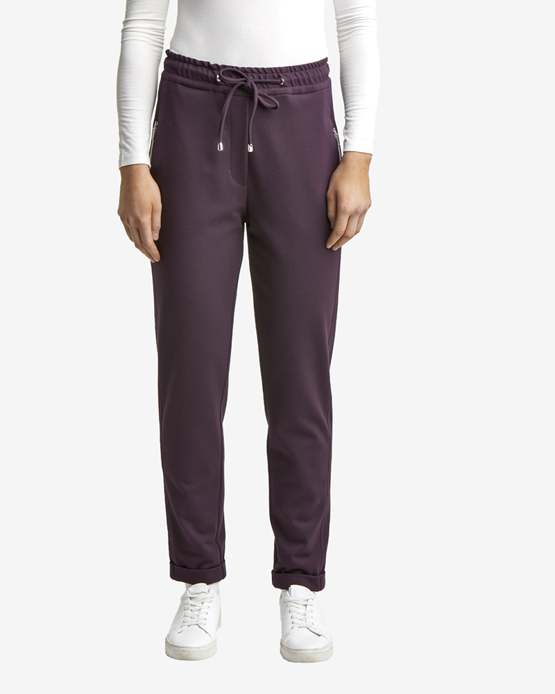 Joggpant_aubergine_421029_Nash_vorn MODISCHE JOGGPANT N