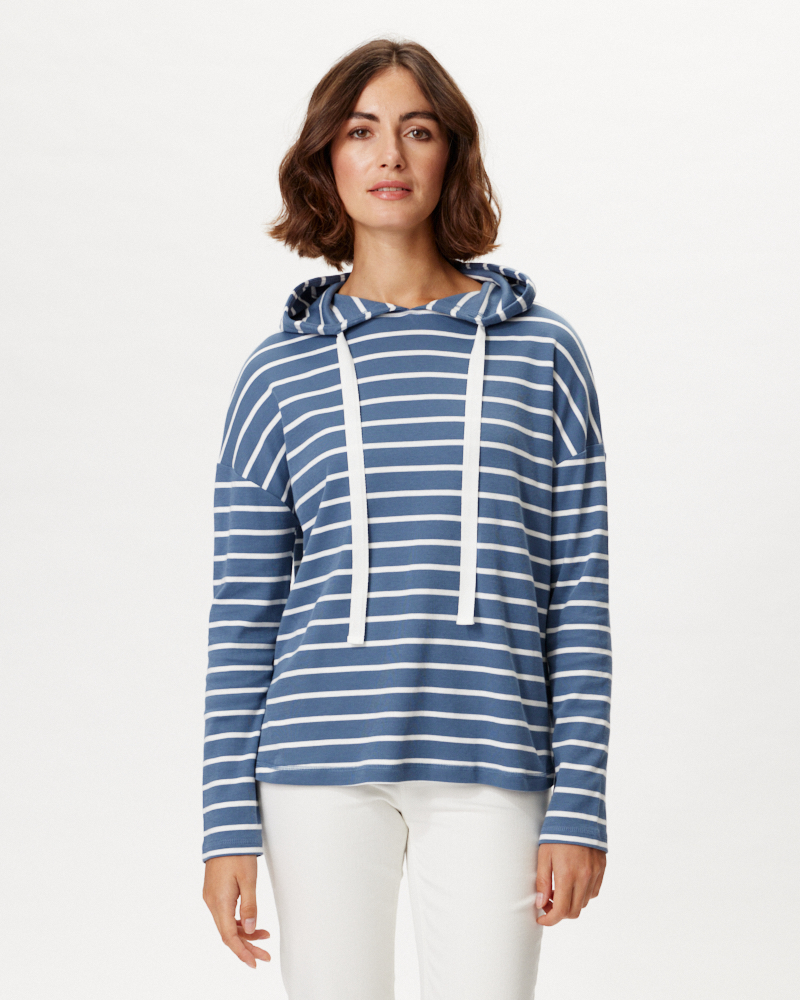 RINGEL-HOODIE AUS BAUMWOLLE