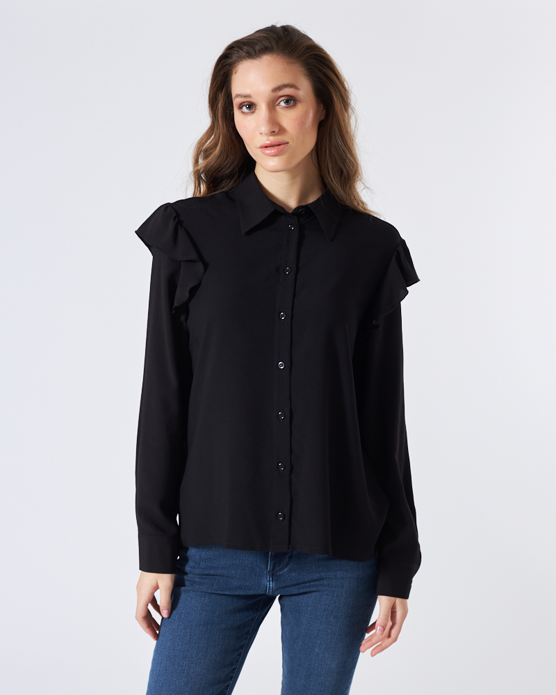 BLUSE MIT VOLANTS BLUSE MIT VOLANTS