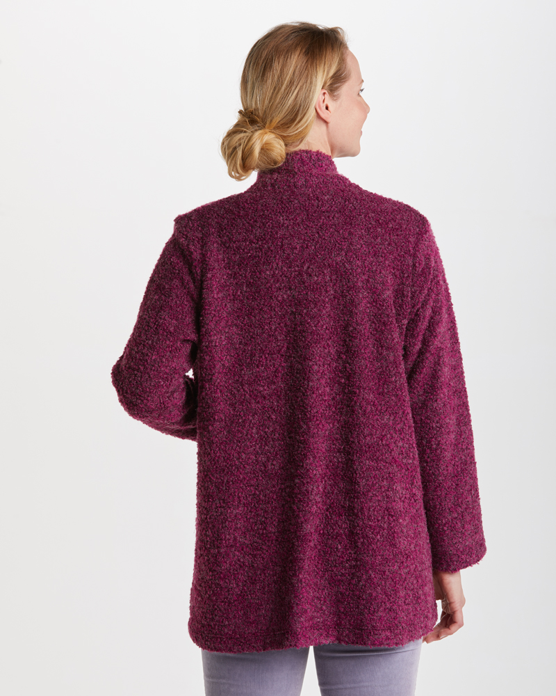 MODISCHE BOUCLÉ-JACKE MODISCHE BOUCLÉ-JACKE