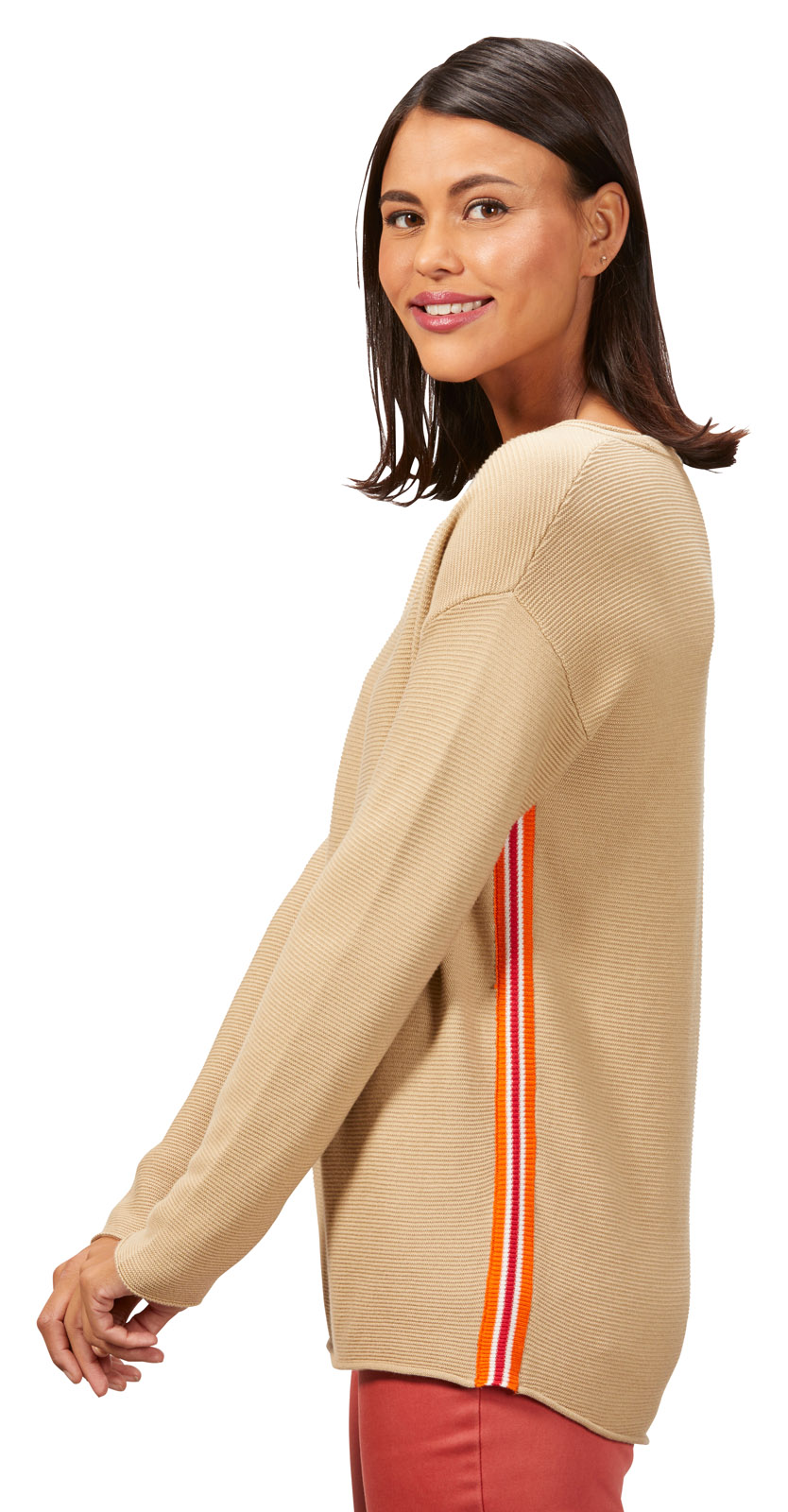 401058Moana_10529 PULLI MIT SEITENSTREIFEN