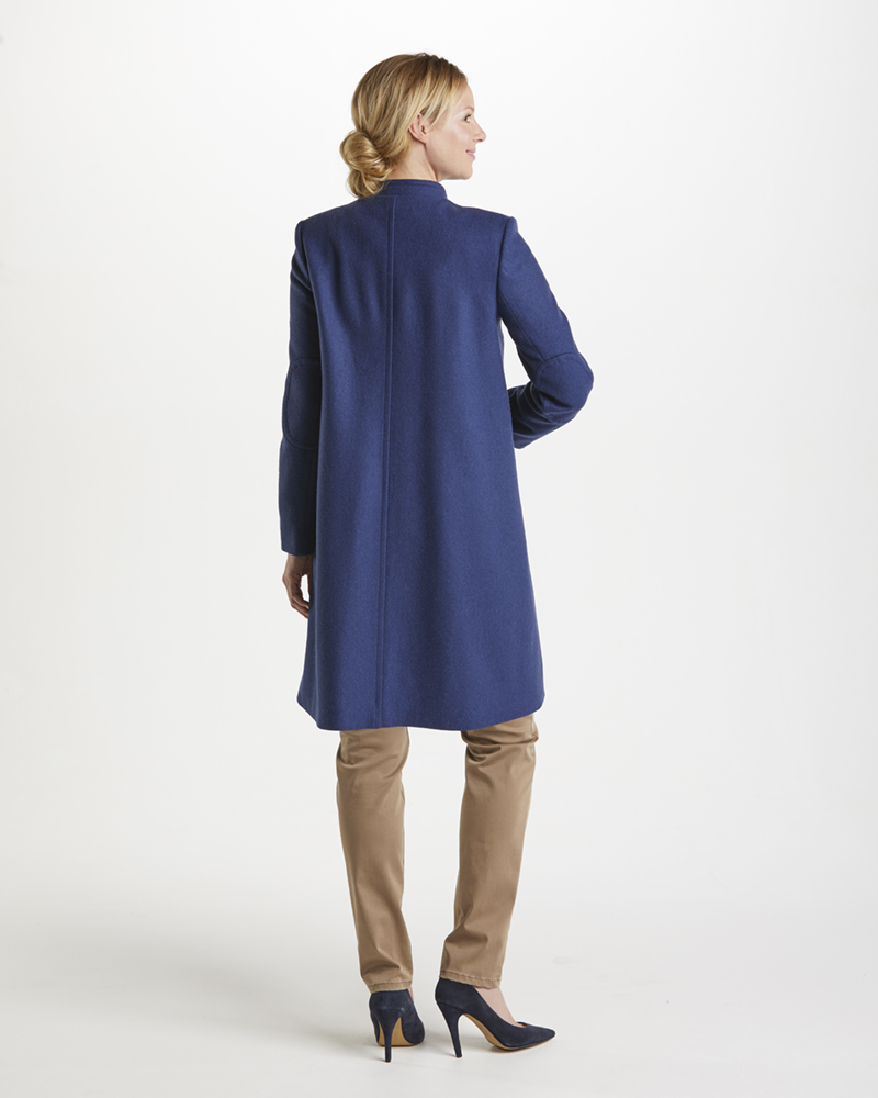 Mantel_blau_421128_Prisca_hinten MANTEL MIT STEHKRAGEN