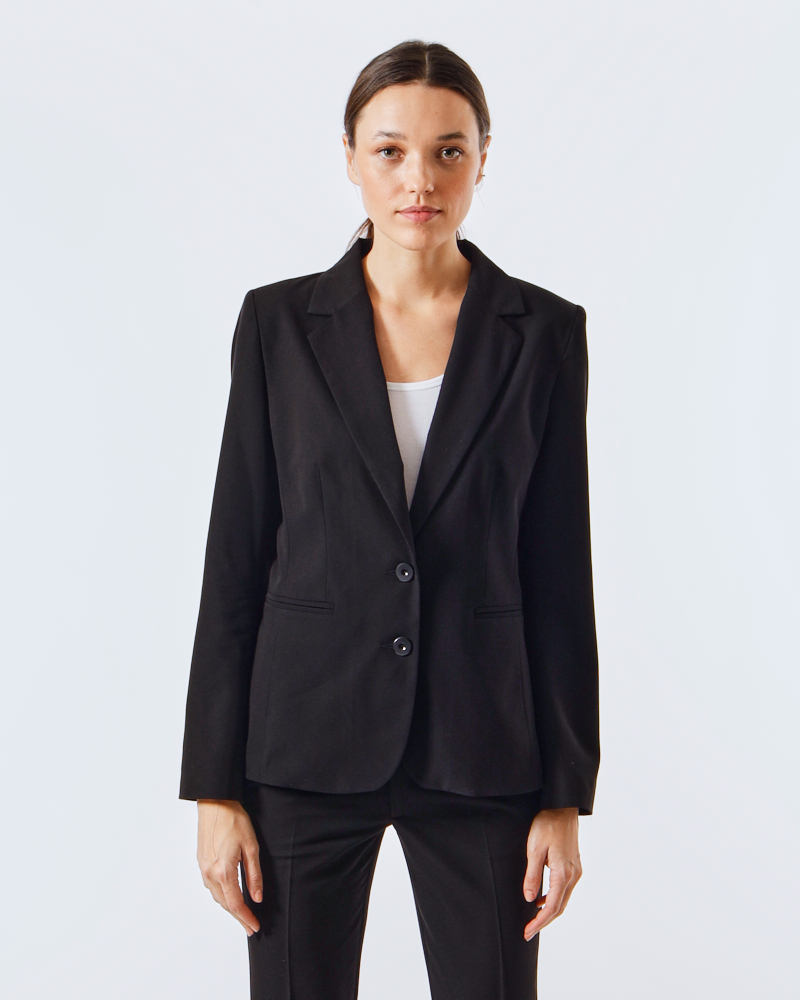 BLAZER MIT REVERSKRAGEN BLAZER MIT REVERSKRAGEN