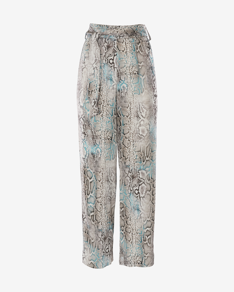 Palazzohose_beige_gemustert_hinten_413023_Camilla PALAZZOHOSE N