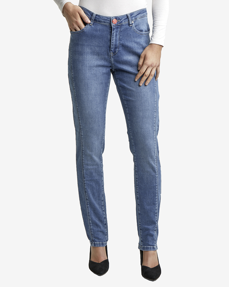Jeans_blue_421109_Sanny_vorn SCHMALE 5-POCKET-JEANS L