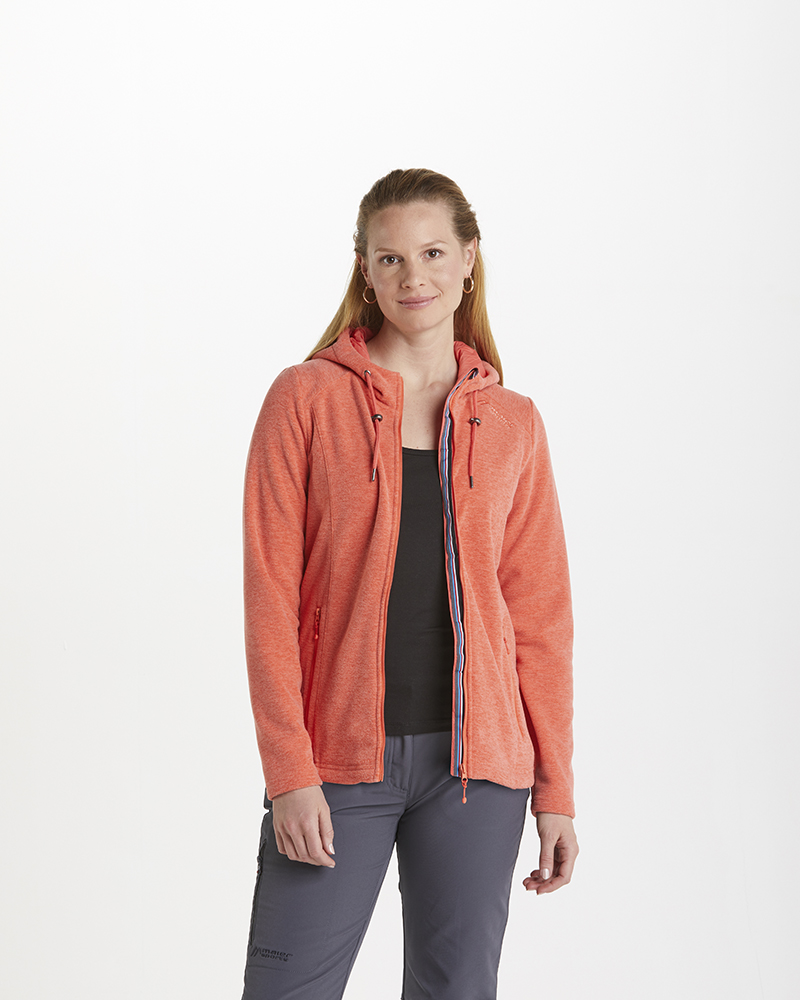 Fleecejacke_koralle_421008_Jenny_offen FLEECE-JACKE IN 2 FARBEN