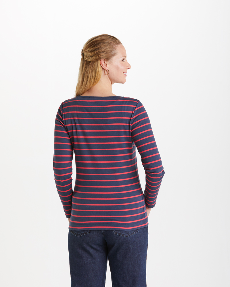 Ringelshirt_marine_gestreift_421035_Miu_hinten RINGELSHIRT IN 2 FARBKOMBIS