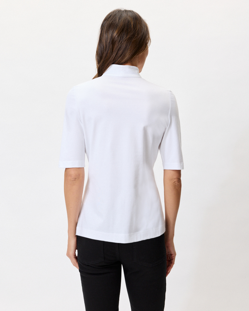 HALBARM-SHIRT MIT KELCHKRAGEN