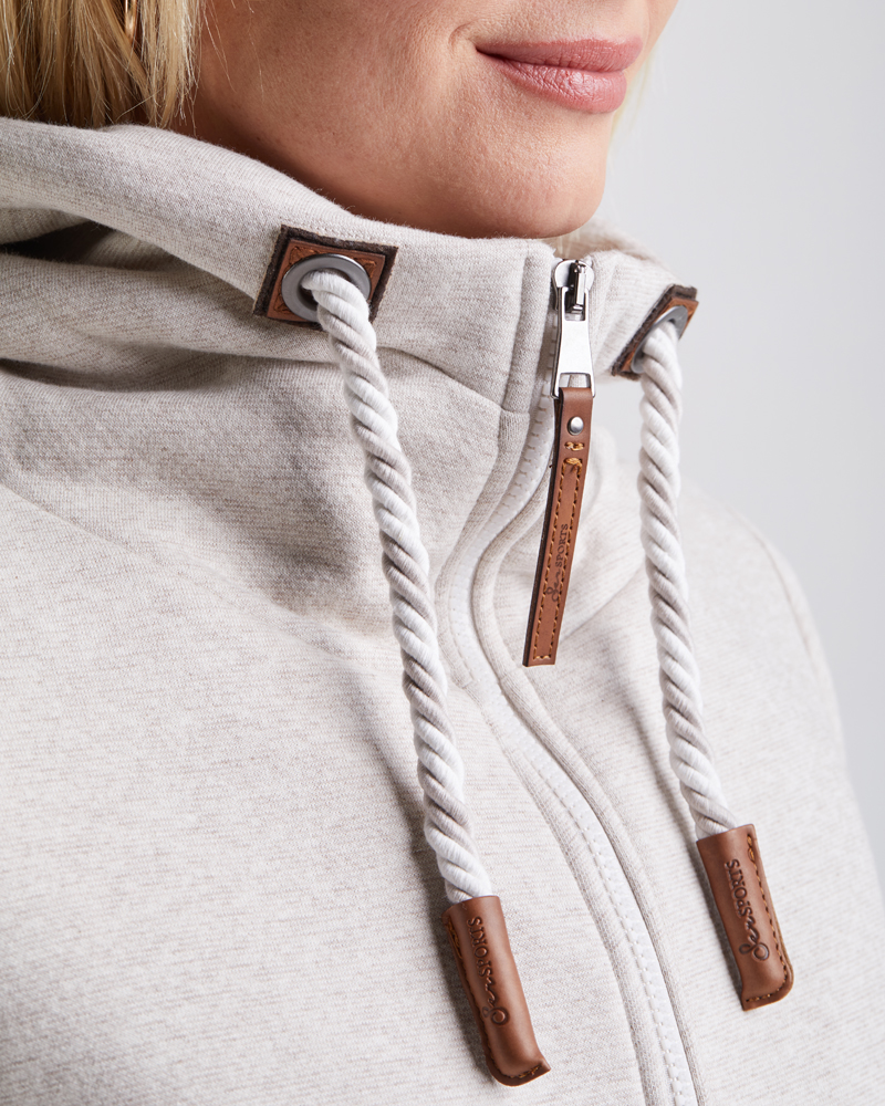 Sweatjacke_sand_421102_Lilith_Detail-3 WEICHE SWEATJACKE