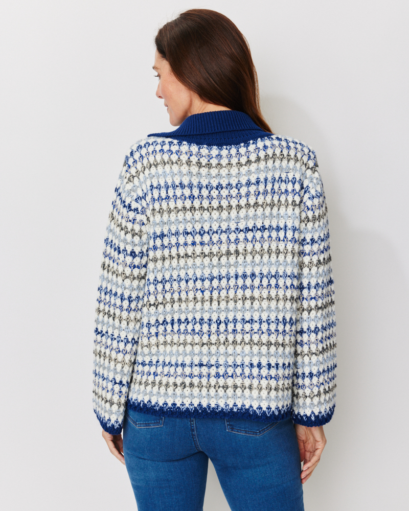 Multicolor Grobstrick-Pulli von SER