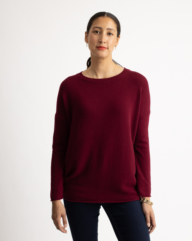 Pulli_burgund_422034_Polly FEINSTRICKPULLI MIT CASHMERE